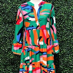 Multi-Color Tunic Dress